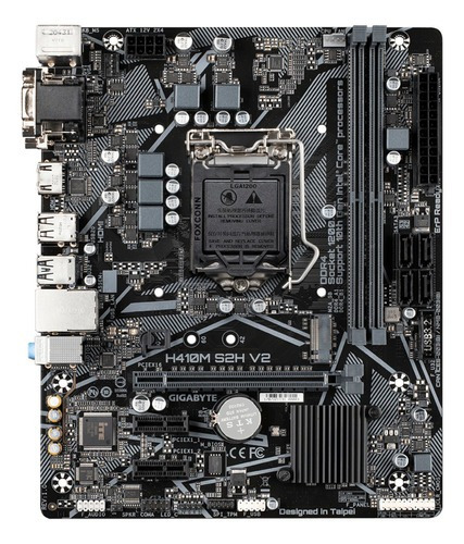 Placa Madre Gigabyte H410m-s2h V2 Microatx Intel Lga1200
