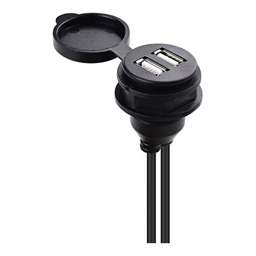 Extensor Puerto Usb Vehiculo Estereo Doble 3 Pie