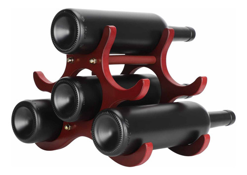 Para Expositor De Vino De Madera, Robusto Soporte Vertical