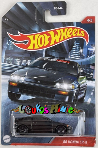 Hot Wheels ´88 Honda Cr-x Cult Racers 4/5 Walmart Lacrado