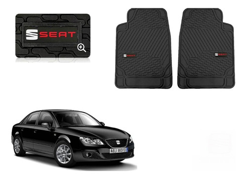 Tapetes 2pz Delanteros Logo Seat Exeo 2009 A 2012 2013 2014