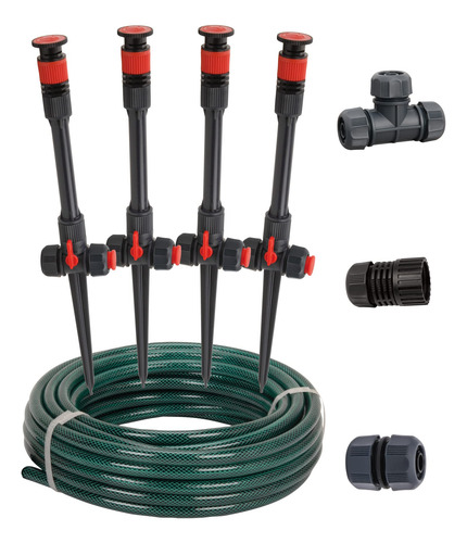 Sistema De Riego De Jardín Flexible Con Rociador Y Manguera