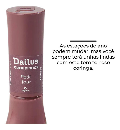 Esmalte Dailus Queridinhos Petit Four - 8ml
