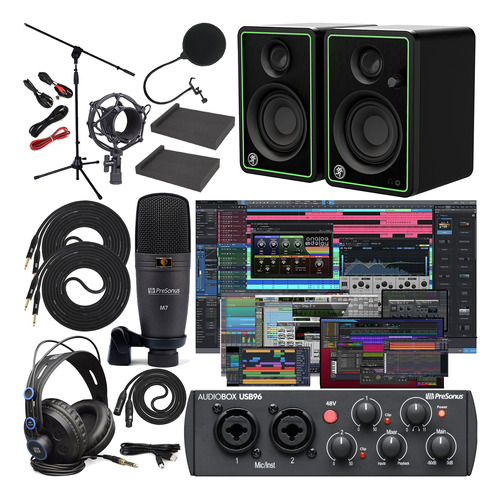 Presonus Audiobox 96 - Interfaz De Audio De Estudio Con Kit.