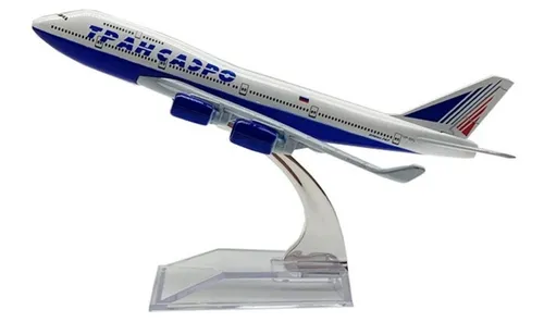 comprar Miniatura Avião Transaero Airlines Russo Boeing 747 Rússia