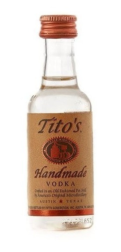 Mini Vodka Titos .50 Ml