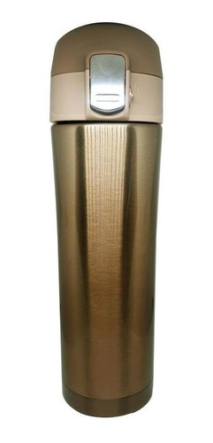 Garrafa 500ml Térmica Aço Inox Inquebrável Dourado