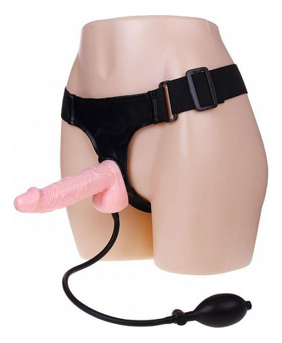 Cinta Peniana Com Pênis Inflável - Ultra Harness Infatable