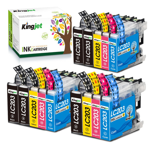 Kingjet Reemplazo De Cartucho De Tinta Compatible 203xl De .