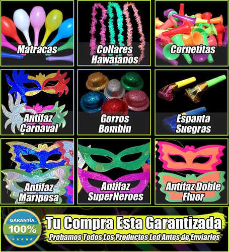 Imagen 9 de 9 de 50 Rompecocos Luminoso Barras Goma Esmpuma Cotillon