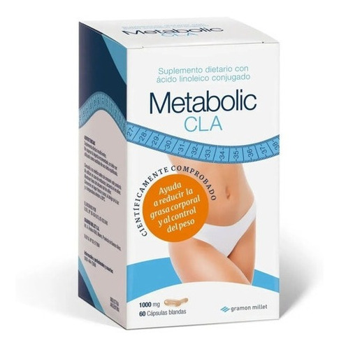 Metabolic Cla Suplemento Dietario Cla 1000mg X 60 Un