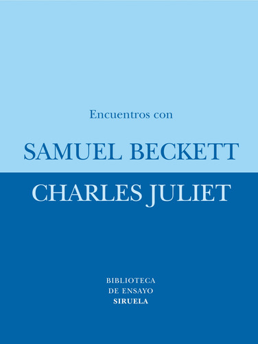 Encuentros Con Samuel Beckett, Samuel Beckett, Siruela