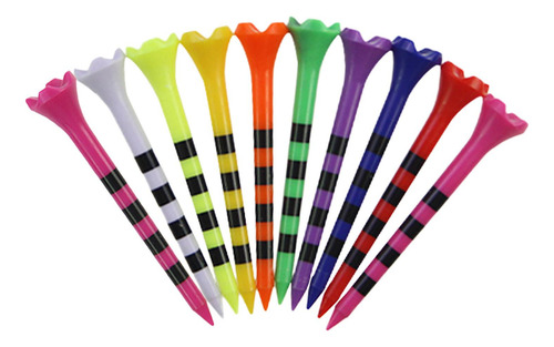 2 X 10 X Tees De Golf Para Practicar Equipo De Golf 83mm