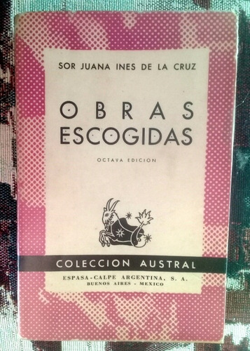 Obras Escogidas - Sor Juana Inés De La Cruz