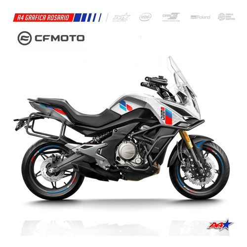 Calcos Cfmoto Mt650 Mt 650 Diseño Euro Gray