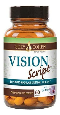 Vision Script Con Azafrn Para La Salud Ocular Macular Y Reti