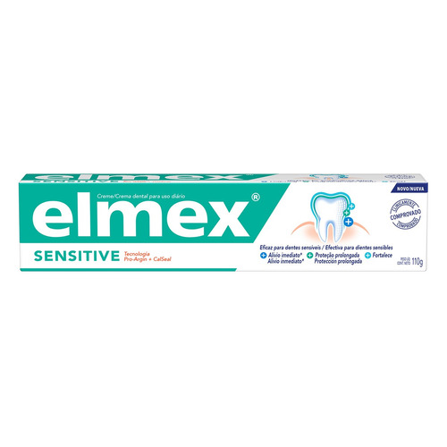 Imagen 1 de 5 de Pasta dental Elmex Sensitive en crema 110 g