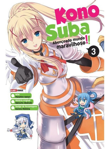 Mangá Konosuba Abençoado Mundo Marav Vol. 03° Lacrado Panini