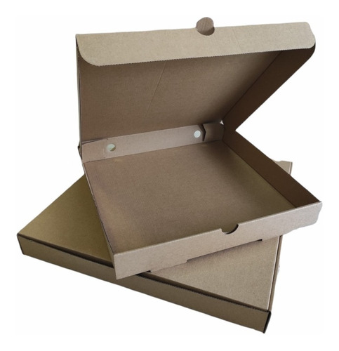 Caja Pizza Micro Corrugado Premium 50 Un 32 X 32 X 4,5 Cm