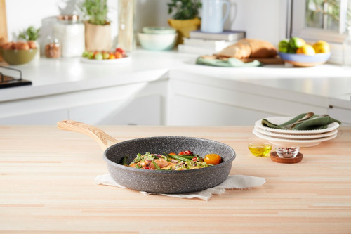Imagen 5 de 7 de Maestro De Cocina Sarten Premium Antiadherente Granito 28 Cm