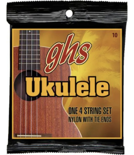 Encordoamento Para Ukulele - Nylon - Ghs - Set 10