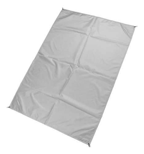 Alfombra De Pícnic Impermeable Plegable, 140 X 150 Cm, Gris