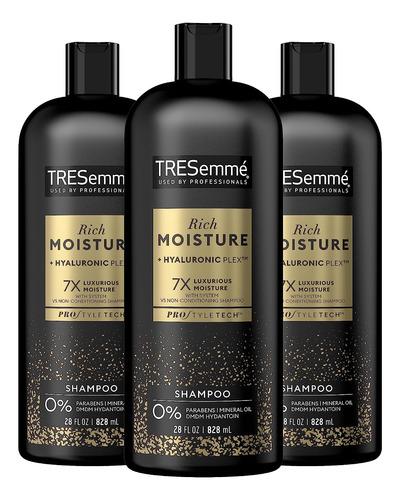 Tresemm Shampoo Moisture Rich 3 Conde Para Cabello Seco De C