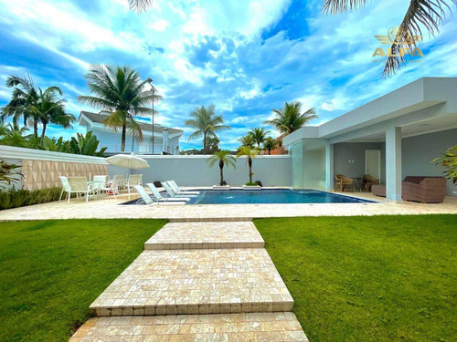 Imagem 28 de 30 de Mansão Na Praia Com 6 Suítes, Lazer Com Piscina, Sauna E Churrasqueira, 4 Vagas - Jardim Acapulco, Guarujá. - Ca0145