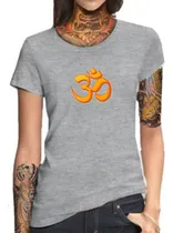 Comprar Remera Gris Sublimada Mujer Namaste Yoga Om 