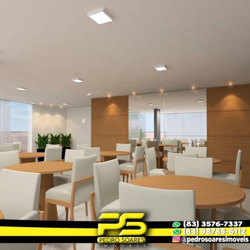 Imagem 8 de 10 de Flat Com 1 Dormitório À Venda, 34 M² Por R$ 294.355,00 - Ponta De Campina - Cabedelo/pb - Fl0083