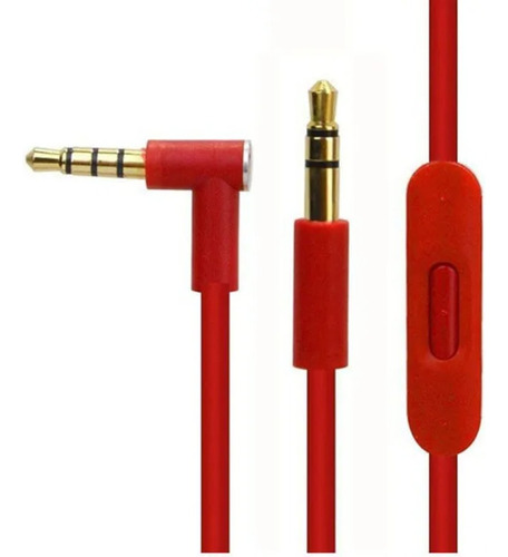 Cable Audífonos Beats Studio Solo Mixr Pro Alternativo Rojo