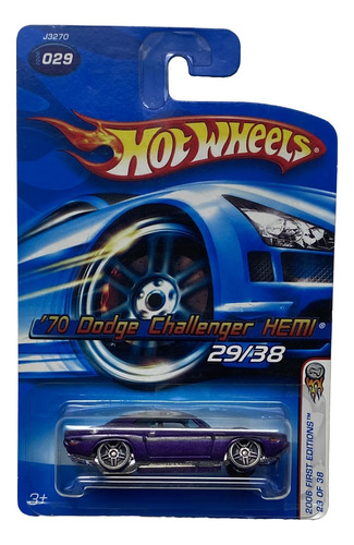 Hot Wheels 2006 First Editions 29/38  - ´70 Dodge Challenger