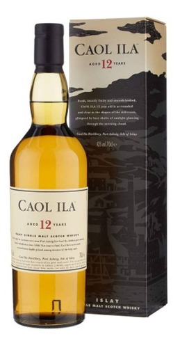 Whisky Caol Ila 12 Años Single Malt 700 Ml