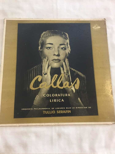 Maria Callas Canta Arias De Opera Coloratura Lirica Disco Lp