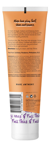 Marc Anthony Instante Gruesa Engrosamiento Del Cabello Crema