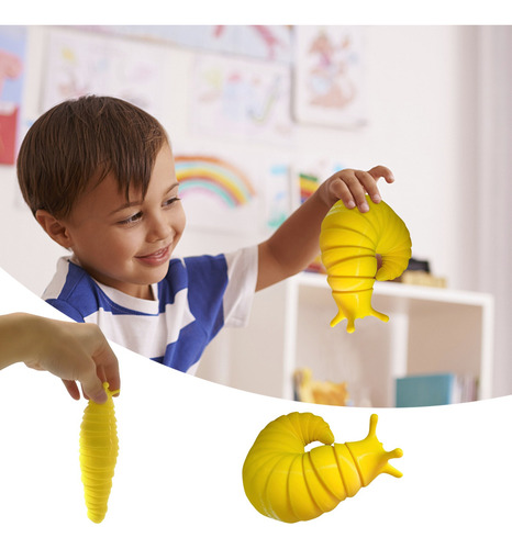 Un Juguete Infantil Fidget Slug Impreso En 3d, Amigable Y Ar