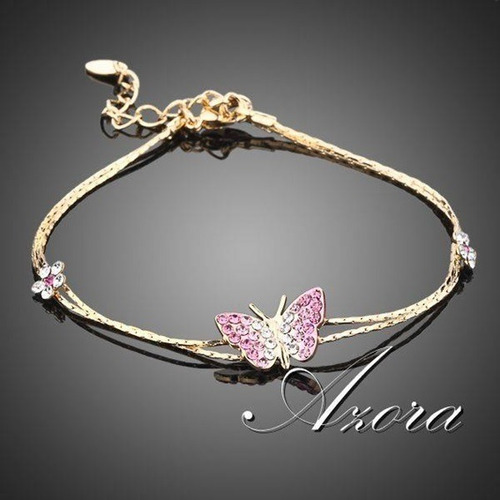 Pulsera Mujer Exclusiva Y Elegante Diseño Mariposa