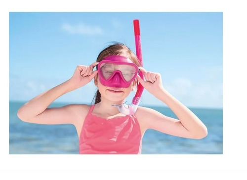 Imagen 6 de 7 de Set De Snorkel Clasico Antiparras Bestway 24036
