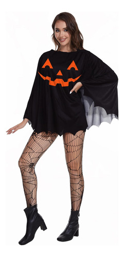 Tmsd Disfraz De Halloween Para Mujer, Poncho Con Cara De Cal