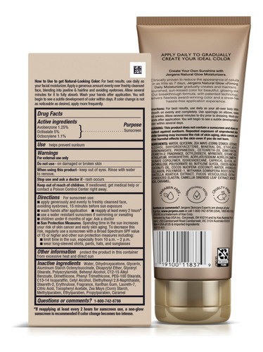Crema Hidratante Jergens Natural Glow +reafirmante Con Facto