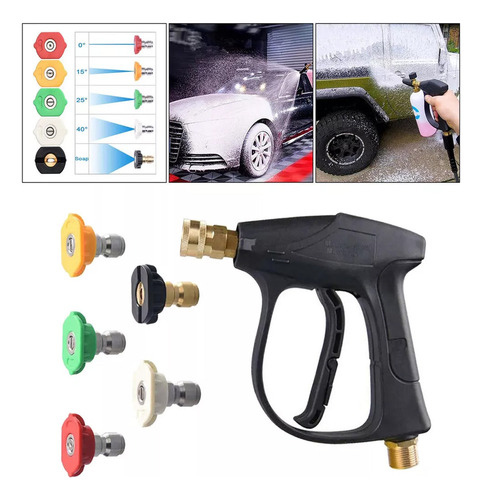 Pulverizador Para Lavado De Autos, Pistola A Presión, Con 5