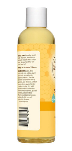 Imagen 3 de 5 de Shampoo Y Jabón Líquido Burt's Bees Original Baby Bee 235 Ml