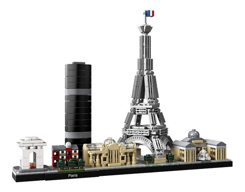 Lego Architecture París Torre Eiffel Arco Triunfo Louvre Mus