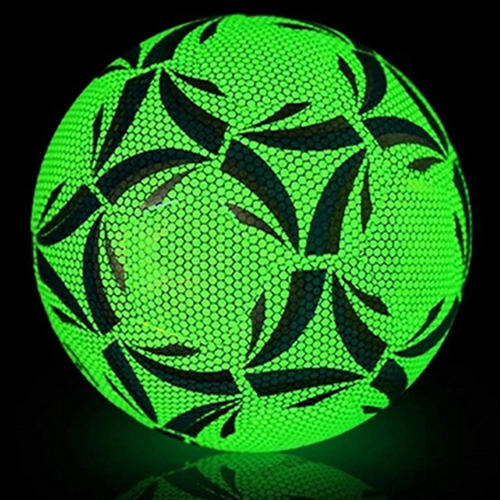Fútbol Luminoso Tamaño 4, Deslumbrante Que Brilla En La Oscu