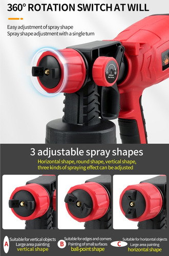 Litio Electric Spray Machine Pistola De Pintura Eléctrica