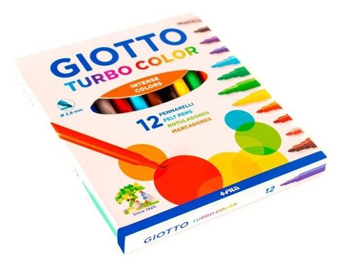 Marcadores Giotto Turbo/ Bolígrafo Lasser Punto Mediano Set
