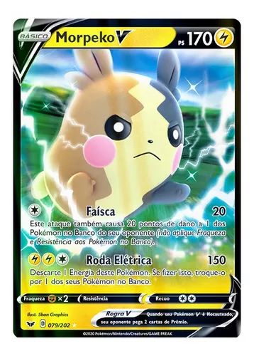 Carta Pokémon Morpeko V Espada E Escudo