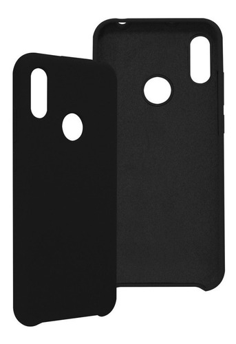 Funda Ghia De Silicon Color Negro Con Mica Para Huawei /vc