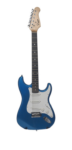 Imagen 1 de 9 de Guitarra Electrica Parquer Stratocaster Negra Con Funda