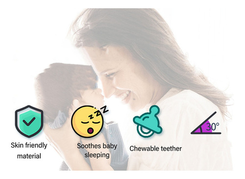 Almofada Baby Tummy Time Com Brinquedo Rattle Sensory Crawli